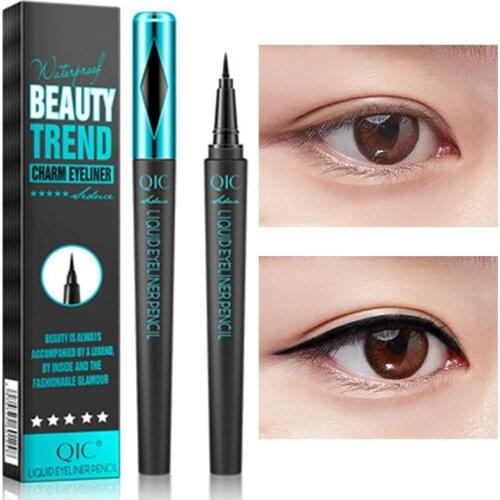 1Pcs Eyeliner Black Waterproof Sweatproof Long-Lasting Quick-Drying No Blooming Convenient Professional Unisex Beauty Eye Makeup