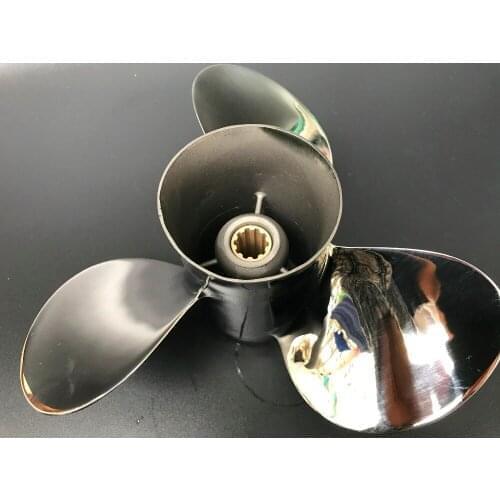 Zongshen propellers 9.25x8 STAINLESS STEEL Propellers for 9.9HP-15HP Outboard Engine Propeller marine propellers 8 tooth spline