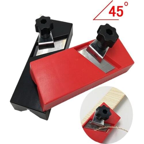 Woodworking Manual Planer ABS Red woodcraft tool 45 Degree Chamfering plane hand tools for wood plasterboard cutter Edge machine