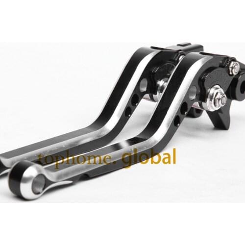 CNC Motorcycles Brake Clutch Levers Regular size Mixed Black&Silver Color For Kawasaki NINJA 250R 2008 2009 2010 2011 2012