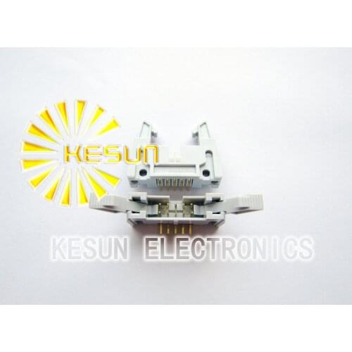 100PCS/LOT Right Angle DC2-10P 2.54mm Full Gold 3U Male Box Header With Ear High quality