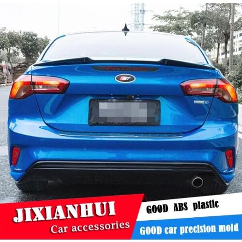 For FORD Focus Spoiler 2019-2020 FORD Focus Spoiler FGK ABS plastic Material Car Rear Wing Color Rear Spoiler
