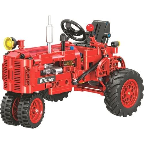 Winner 7070 302pcs Classical Classic Old Tractor building block DIY Educational Brick Toys for children Funny Gift