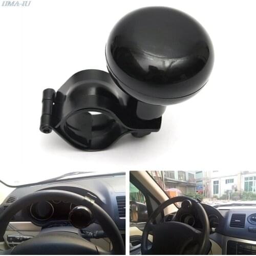 1Pcs Black Universal Steering Wheel Spinner Heavy Duty Car Truck Handle Power Knob Durable Accessories