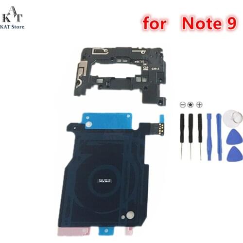 1Pcs For Samsung Galaxy Note 8 N950 Note 9 N960 Antenna Panel Cover + NFC Wireless Charging Flex Cable Replacement Part