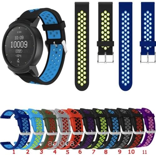 20mm 22mm Soft Silicone Band Sport Replacement Strap for Ticwatch 2/Ticwatch E