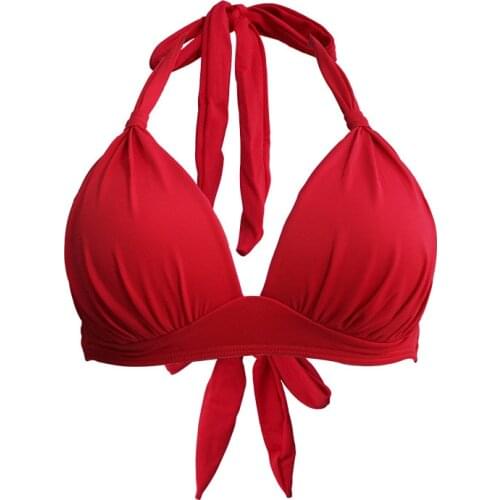 2021 New Triangle Bikini Top Woman Out Swimsuit Black Bikini Top Sexy Swimming Bra Large Female Swimwear Bathing Suit Women