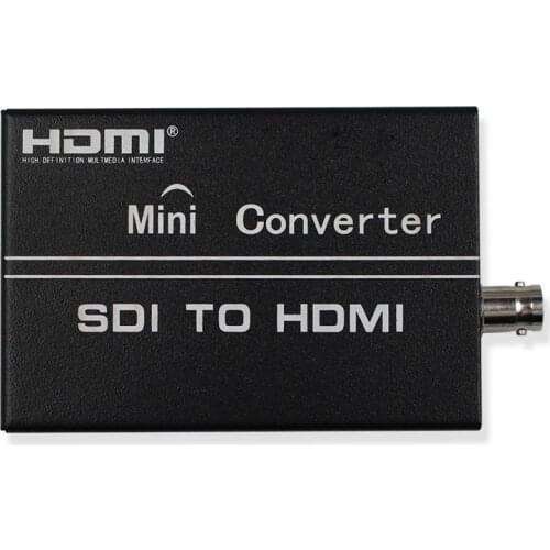 HDMI+SDI To HDMI Video&Audio Converter Adapter Support SD/HD-SDI/3G-SDI,SDI in HDMI out HDMI Loopout, 1080P Video Audio Splitter