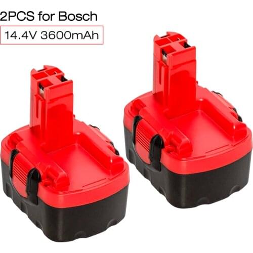 14.4V 3600mAh Ni-MH Replacement Battery for Bosch BAT038 BAT040 BAT041 BAT140 13614 AHS 41 PSR 14.4 GST 14.4v Tool Battery