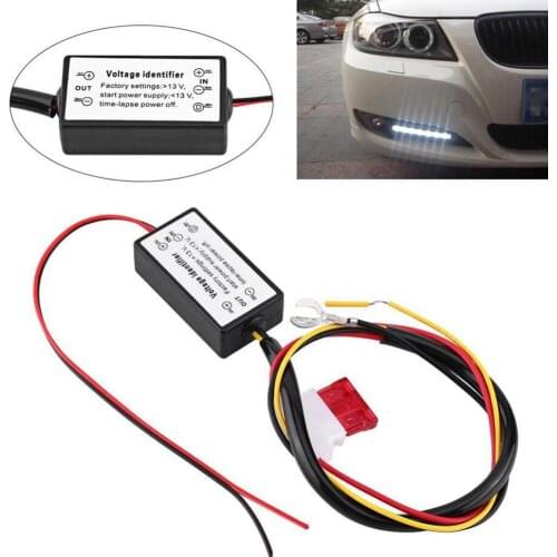 Car LED Daytime Running Light On/Off Controller Module DRL Relay Harness Automatic Dimmer 12-18V Auto Accessories