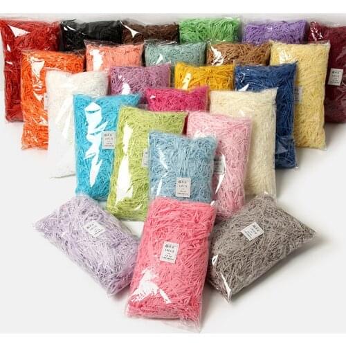 Paper Raffia Candy Boxes DIY Gift Filling Material Party Packaging Filler Wedding Decor