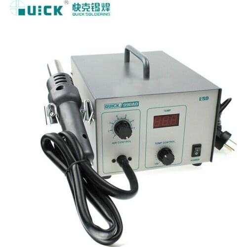 QUICK 990AD ELECTRONIC Digital SMD Hot Air Gun Rework Soldering StaQtion,540W 100-480C degree hot