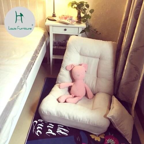 Louis Fashion Living Room Sofas Tatami Single Bedroom Folding Window Multifunctional Dorm Bed Lazy Person Present Pillow