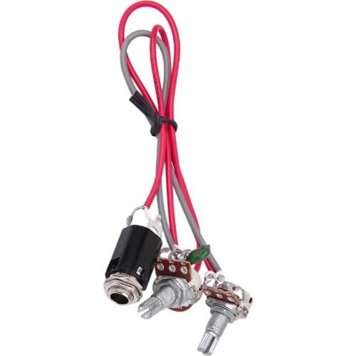 Artec Guitar Passive Volume And Tone Control Wiring Harness W 6.3mm Input Socket