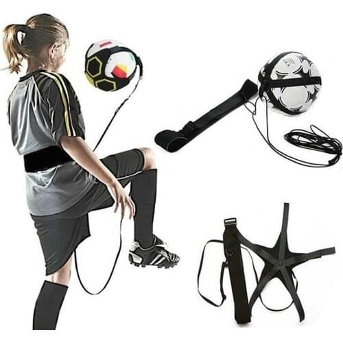 Soccer Ball Juggle Bags Children Auxiliary Circling Belt Kids Football Training Equipment Kick Solo Soccer Trainer Football Kick