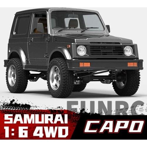 Capo Samurai 1/6 Crawler Climbing Car KIT RC Electric Simulation Remote Control Model Off-road Vehicle Children Adult Toy Gifts