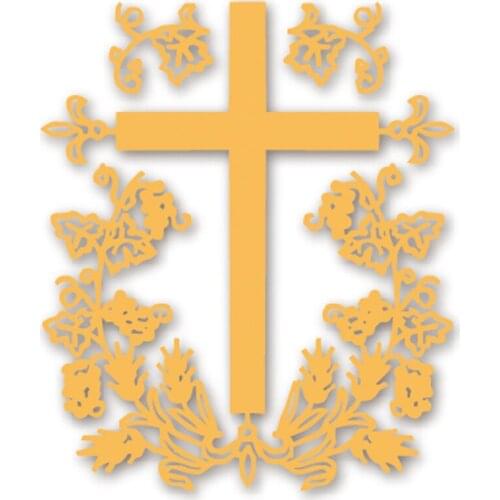 Hemere Vine leaves Cross Frame New Metal Steel Cutting Dies Stencil For DIY Scrapbooking Paper/photo Cards Emboss Die Cuts Craft