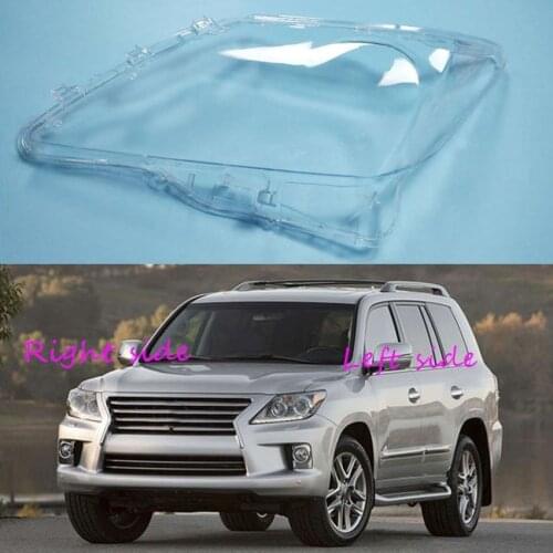 For Lexus LX570 2007 2008 2009 2010 2011 2012 Car Headlight cover Headlamp Lens Auto Shell Cover