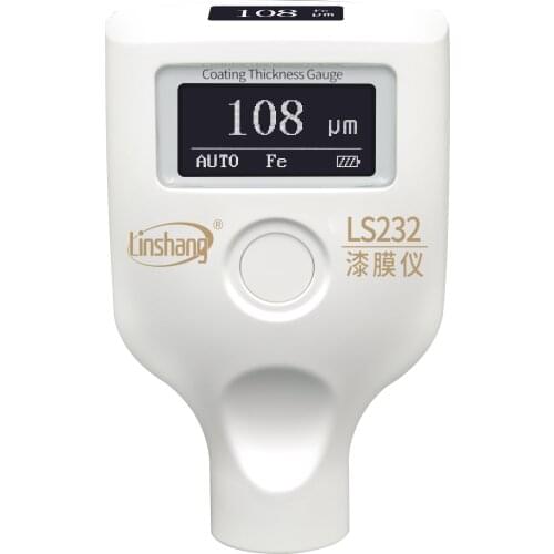 LS232 Dual OLED Auto Car Paint Thickness Meter Enduring -40℃ Low Temperature for Automotive Paint Film