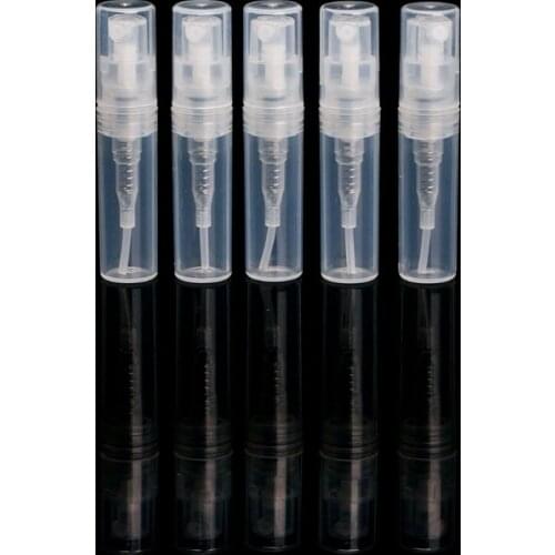 2ml Small Plastic Perfume Spray Empty Bottles Cosmetic Containers Spray Bottle U2JD