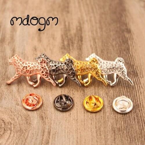 Mdogm Cute Shiba Inu Dog Animal Brooches And Pins Suit Metal Small Father Collar Badges Funny Gift For Male Men B117