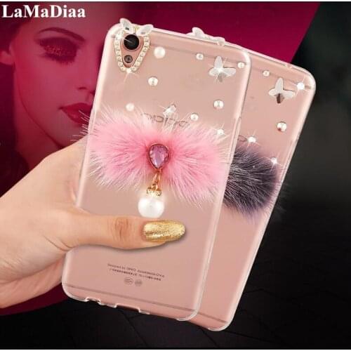 For Samsung A3 A5 A7 2017 A9 A8 A6 PLUS A50 A70 M30 Luxury Bling Rhinestone Diamond Crystal Shine Pendant Soft Phone Case Cover
