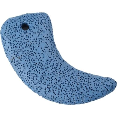 Half Shape Necklace Pendant Natural Stone For Jewelry Making