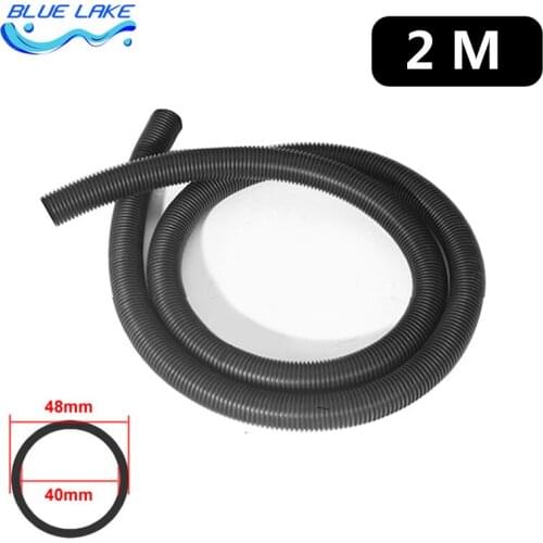 Industrial vacuum cleaner hose, inner 40mm , 2M length, EVA threaded pipe,water absorption machine, vacuum cleaner parts