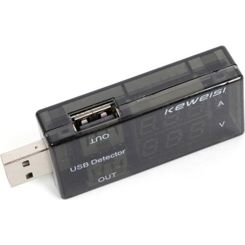 USB Current Voltage Tester USB Voltmeter Ammeter Detector Double Row Shows New