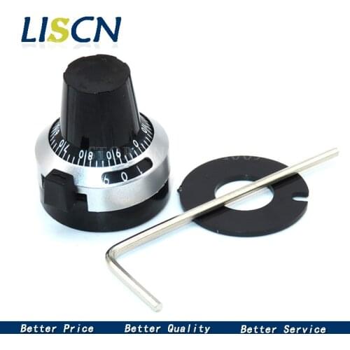 WXD3-13 3590S 4mm 6mm 6.35mm Potentiometer Precise Dial knob lockable Hat new original