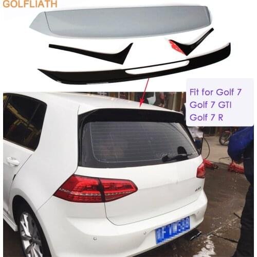 GOLFLIATH Rear Roof Spoiler Wing Lip Fit For VW Golf 7 MK7 & GTI & R UNPAINTED 2014-2016