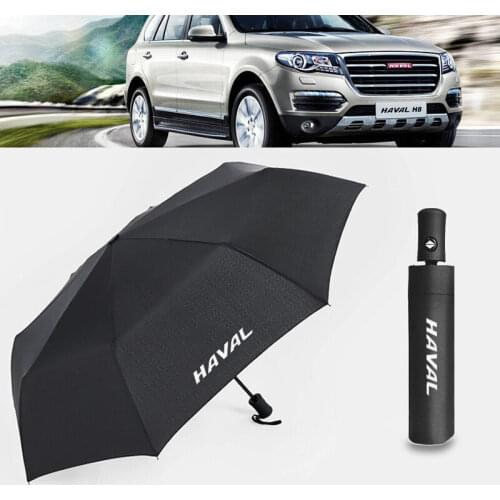 Car Logo Fully Automatic Folding Sunshade Umbrella For Great Wall Haval/Hover H1 H2 H6 H7 H4 H9 F5 F7 F7X F9 H2S Car Accessories