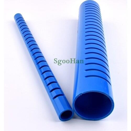 1~4pcs/set 20~50mm PVC Aquarium Fish Tank Aeration Tube Garden Drip Water Downcomer Drain Deluge Rain Pipe Filter Accessories
