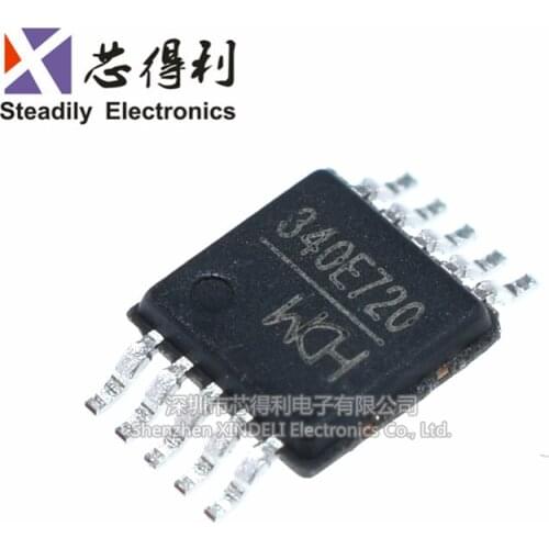10pcs/lot New Ch340e Compact Foot Msop10 USB Small Volume Replacement 340G Built-in Crystal Oscillator Original