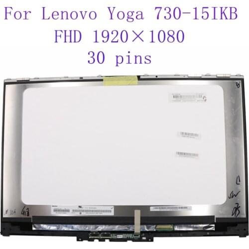15.6" NV156QUM-N51 N156HCE-EN1 laptop LCD Touch Screen Digitizer For Lenovo Yoga 730-15IWL Yoga 730-15IKB 1920x1080 3840x2160