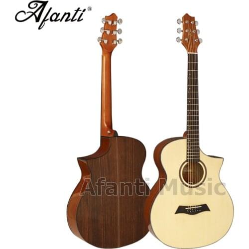 Afanti Music 40 inch Spruce top / Walnut Back & Sides Acoustic guitar (WY-042)
