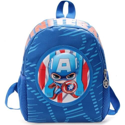 Marvel Childrens Backpack Captain America School Backpack Spiderman Backpack for Boy A Gift for Children Backpack for Girls
