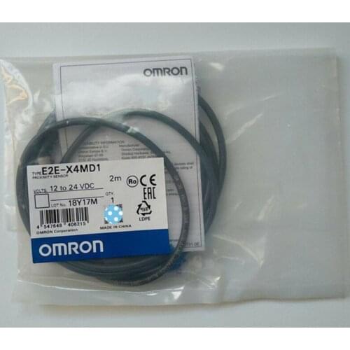 E2E-X4MD1 E2E-X4MD1 2M BY OMS Cylindrical | M8 | stainless steel | 4mm E2E(-Z) cylindrical standard approach sensor