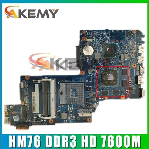 AKEMY NEW H000038250 For Toshiba Satellite C870 L870 17.3 screen laptop motherboard HM76 DDR3 HD 7600M series gpu