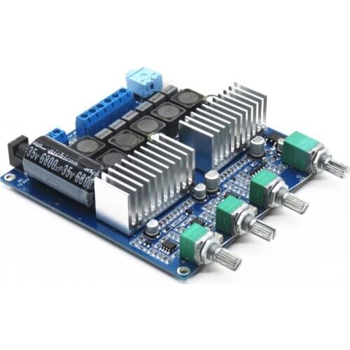 New pattern TPA3116D2 2.1 high-power HIFI digital power amplifier board 12-24V subwoofer board