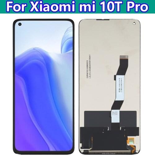 Original 6.67" For Xiaomi Mi 10T Pro 5G M2007J3SG M2007J3SP M2007J3SI M2007J17C LCD Display Touch Digitizer Screen Assembly