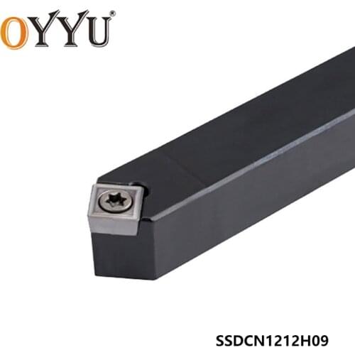 OYYU SSDCN SSDCN1212 External Turning Tool Holder SSDCN1212H09 Lathe Cutter Cnc Boring Bar Tungsten Carbide Inserts SCMT09T304