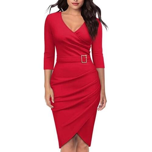 Frocks For Women Dinner Dresses Girl Frock Long 2020 Ladies Simple Croatia Elegant Slim Simple Robe Cotton 6 Color Sexy Fashion