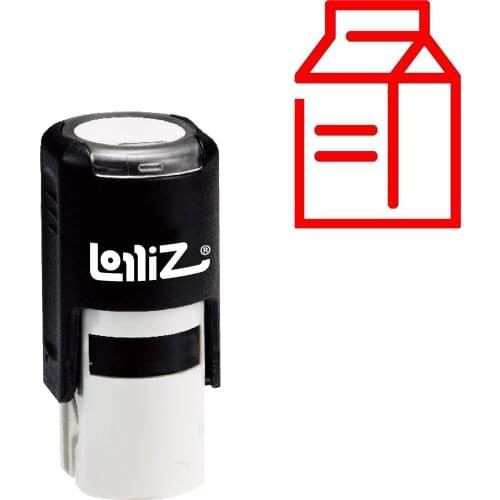 LolliZ Milk Self-Inking Rubber Stamp - Modern Symbol Series