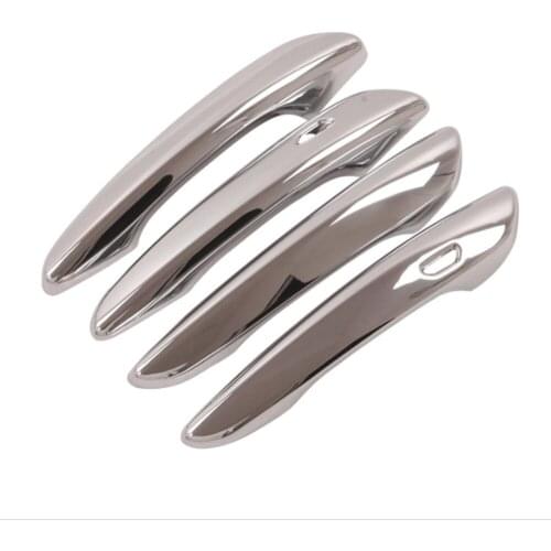 Luxious ABS Chrome Car Outside Door Handle Cover For Mazda 3 M3 Axela 2019 2020 2021 Exterior Door Handle Cover Trim Styling