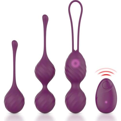 Vaginal tightening exercise Kegel ball 10 speed vibrating egg silicone vibrator erotic female health sex toy