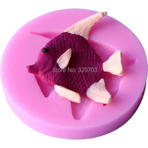 DIY Epoxy Resin Fish Silicone Mold Chocolate Mold Fondant Cake Baking Decoration Fish Shape Silicone Mold