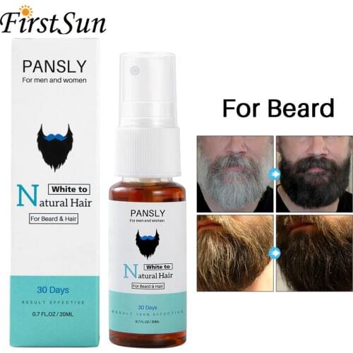 Pansly Herb Gray White Hair Spray Liquid Treament Oil Change To Natural Black Nutrition In 30 Days No Side Effect Dropshipping