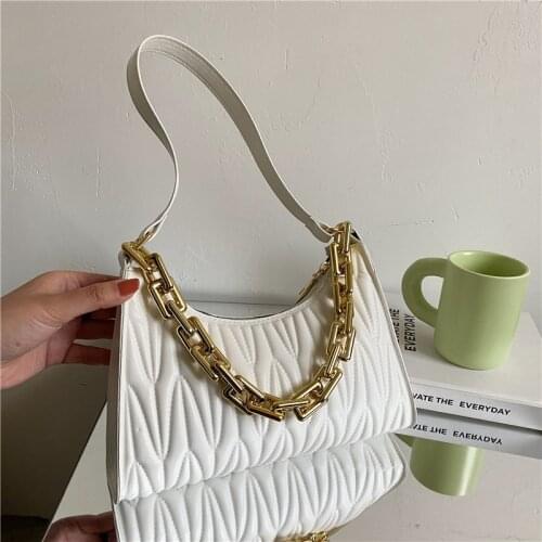 Popular Acrylic Womens Bag New PU Leather Diamond Check Shoulder Bag Female Fashion Texture Zipper Handbags for Women 2020