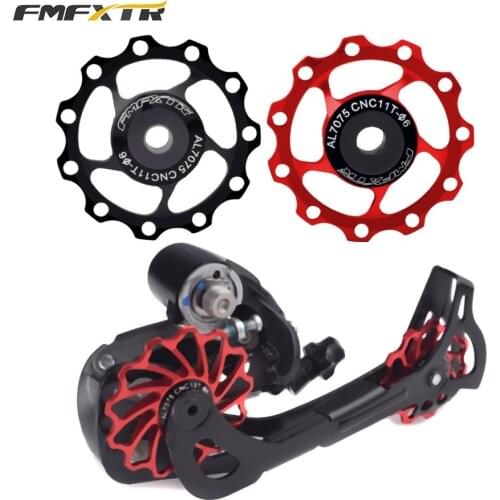 Bike Bicycle Rear Derailleur Chain Guide Wheel 11T 13T For 8 9 10 11 Speed Derailleur Metal Bearing or Ceramics Bearing Choice